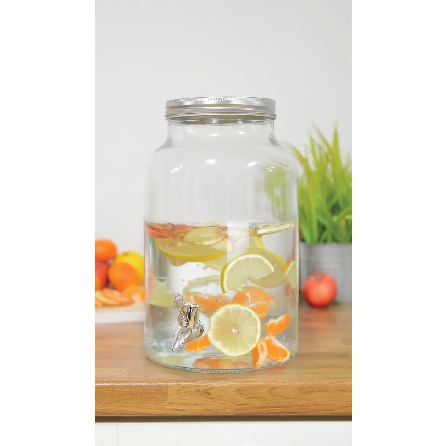 Glass Beverage Dispenser 6L
