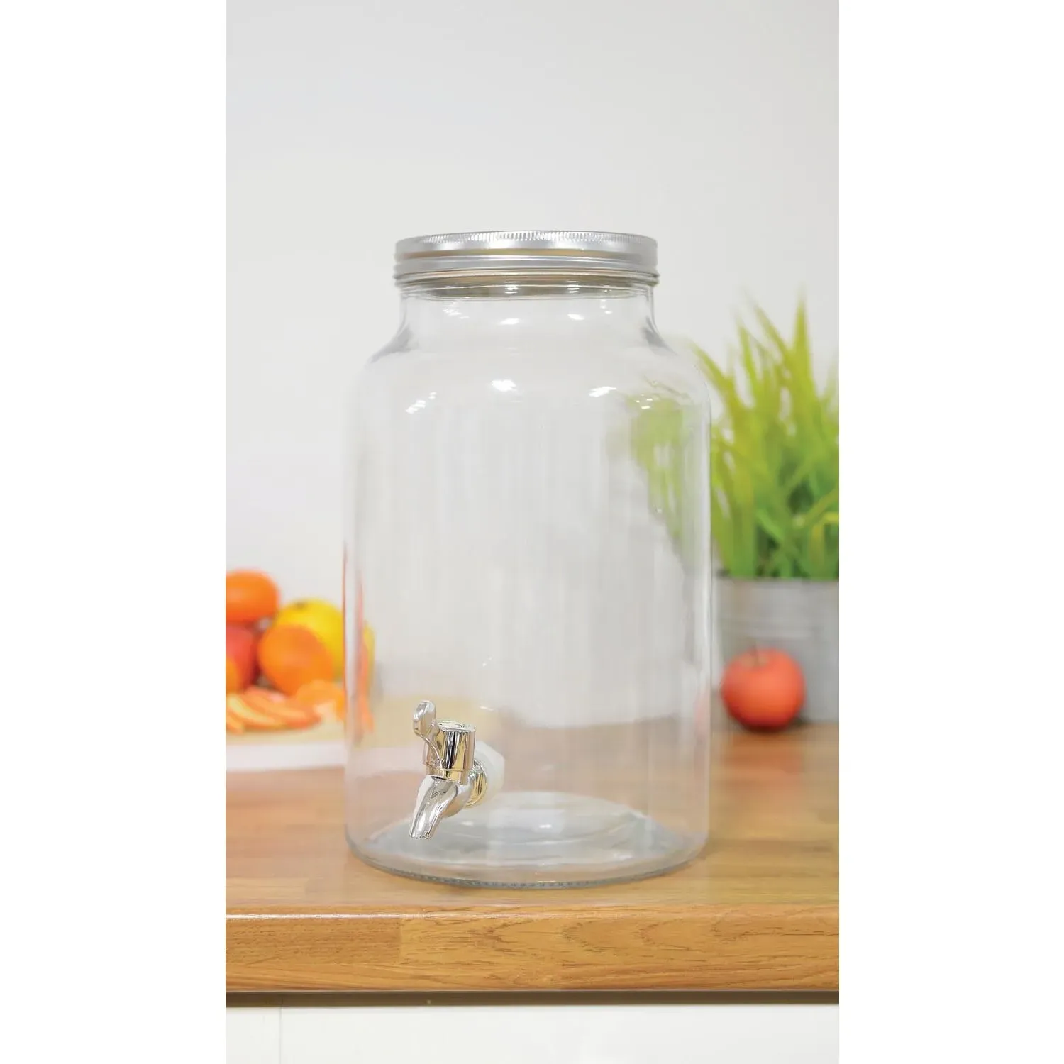 Glass Beverage Dispenser 6L