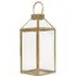 Glass Lantern - Gold