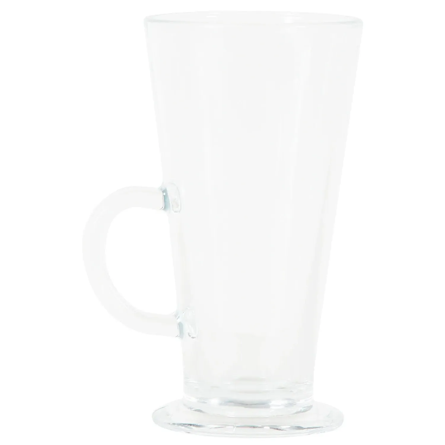 Glass Latte Mug 270ml - Clear