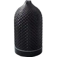 Glass Oil Diffuser with LED Lights - Black
