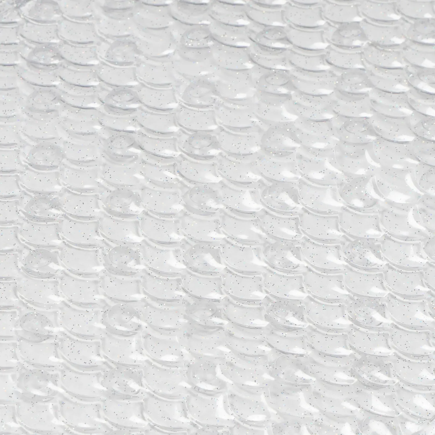 Glitter Scallop PVC Bath Mat - Glitter