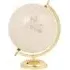 Globe on Stand - Cream, Gold