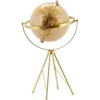 Globe on Stand - Gold