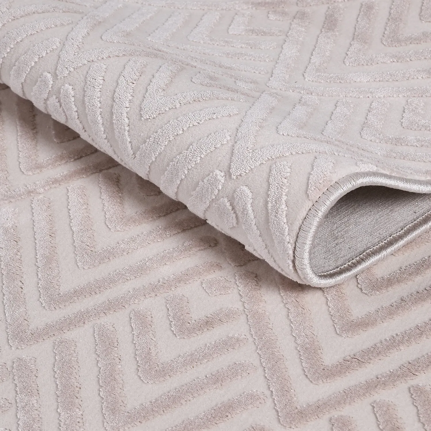Gloria Lux Geo Rug - Neutral