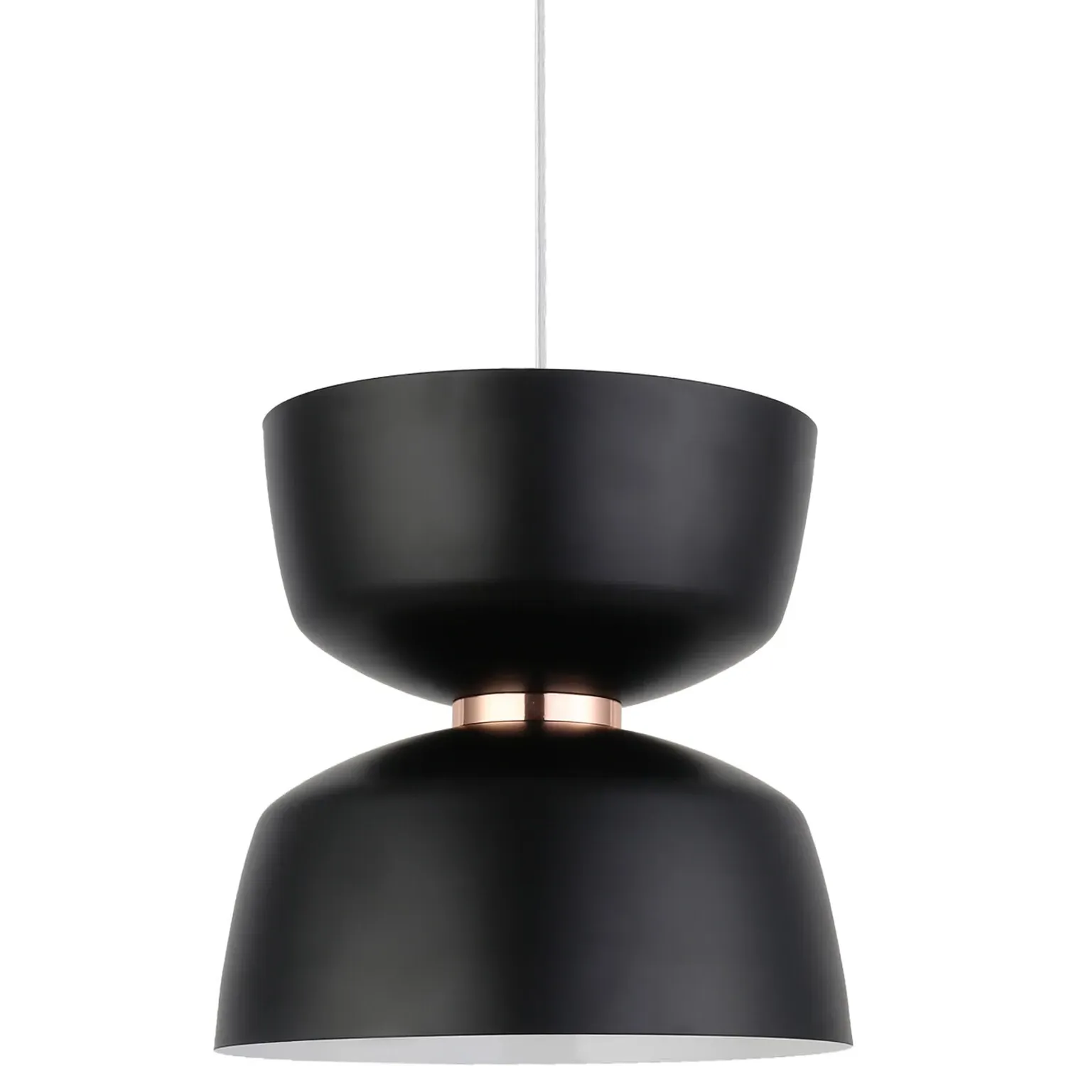 Gold Easy Fit Pendant - Black