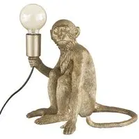 Gold Monkey Table Lamp