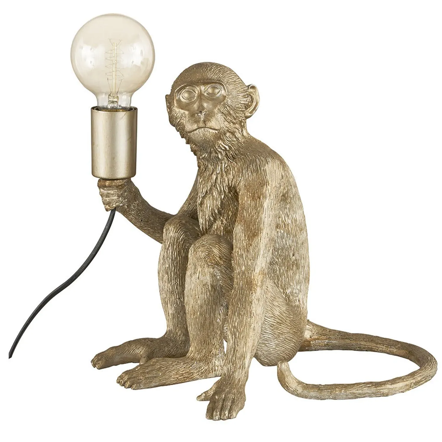 Gold Monkey Table Lamp