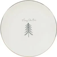Gold Pine 7.5 inch Side Plate - Cream, Porcelain