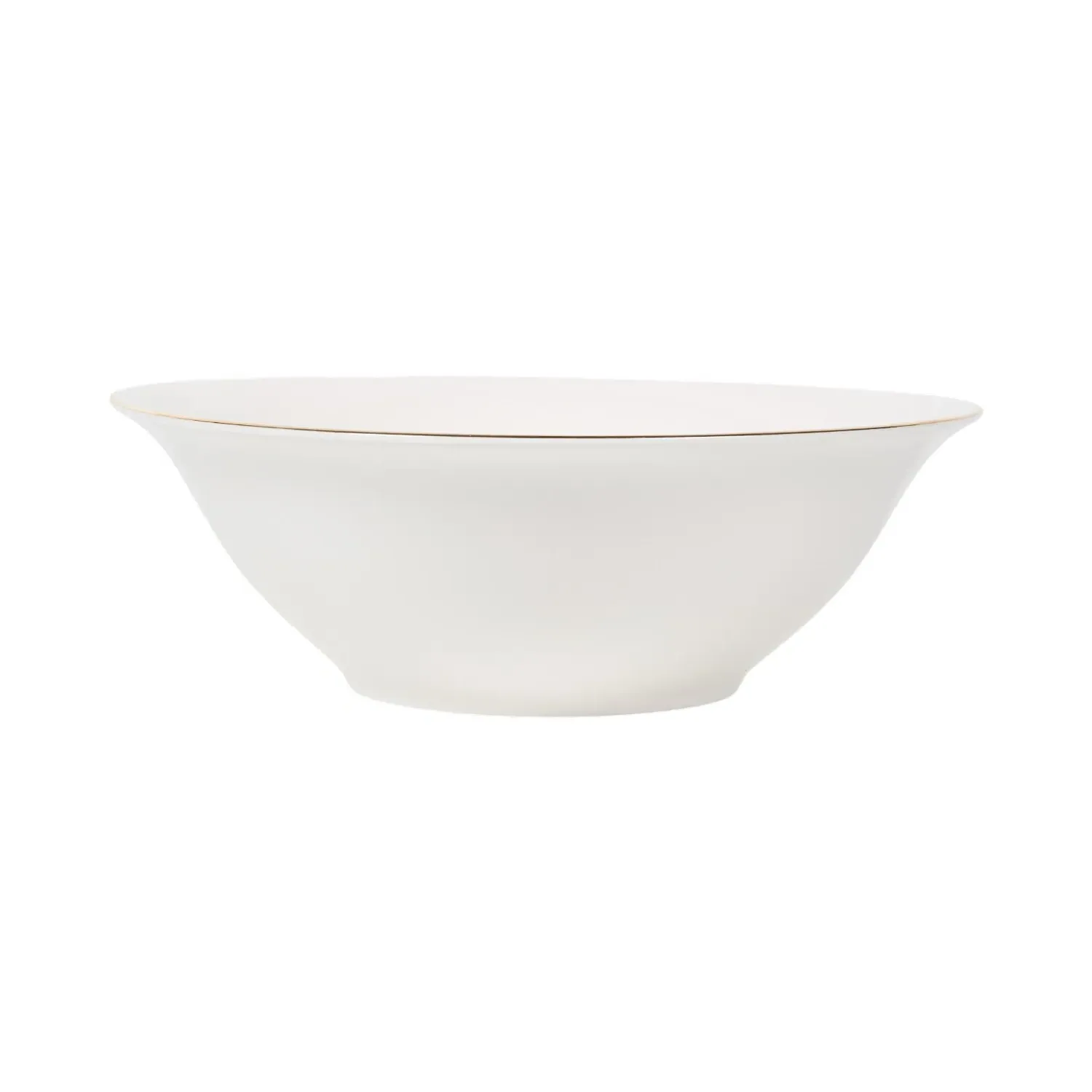 Golden Christmas Tree Serving Bowl - White, Gold