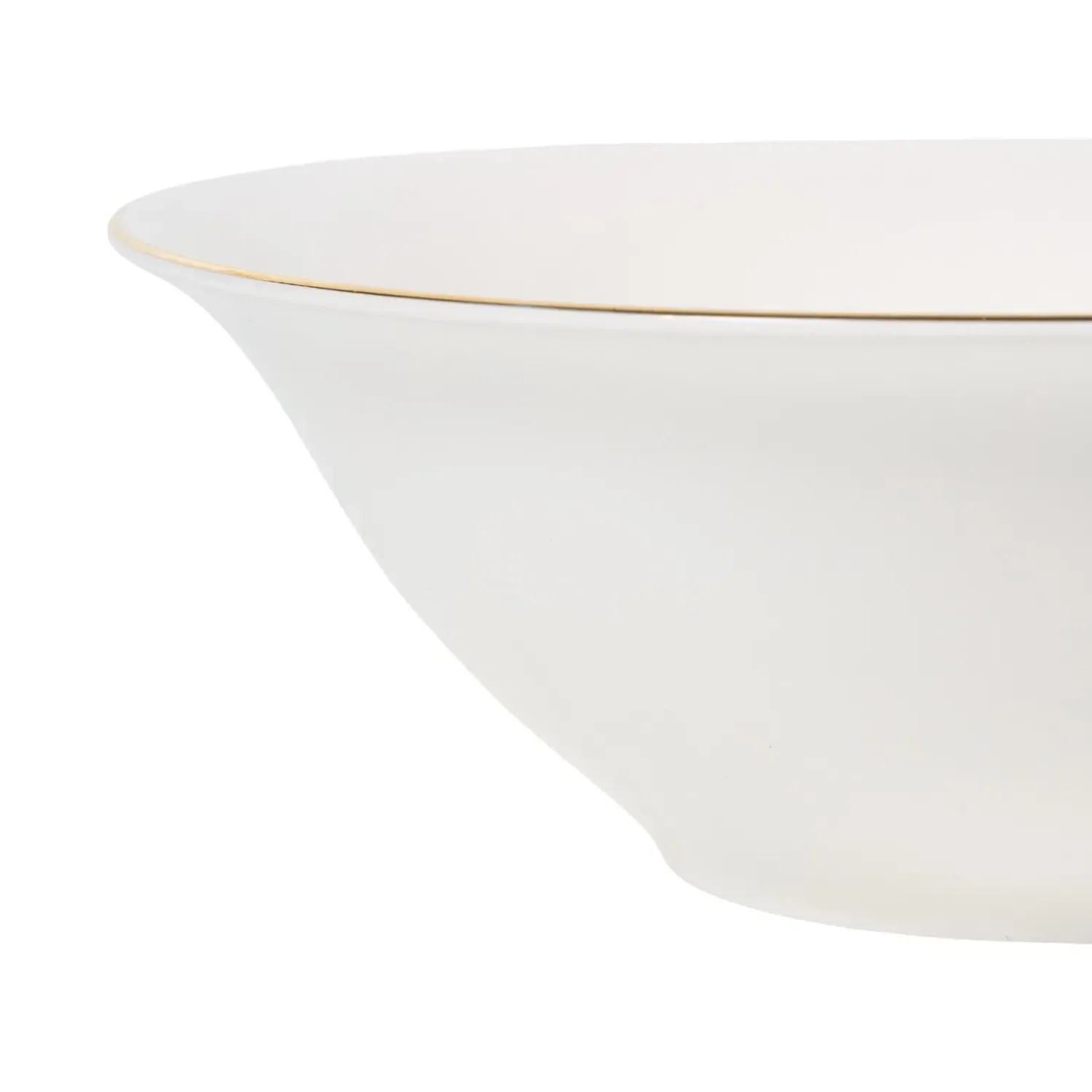 Golden Christmas Tree Serving Bowl - White, Gold