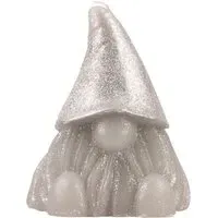 Gonk Glitter Candle - Silver