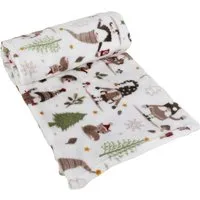 Gonks Fleece Throw - Natural