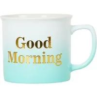 Good Morning Ombre Mug - Blue
