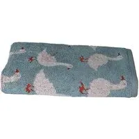 Goose Hand Towel - Blue, Cotton