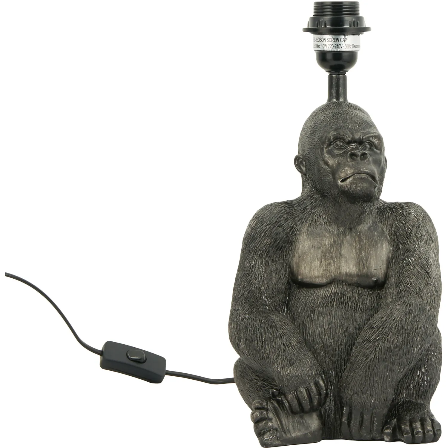 Gorilla Table Lamp - Black