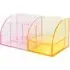 Gradient Desk Organiser with Lids - Pink Yellow