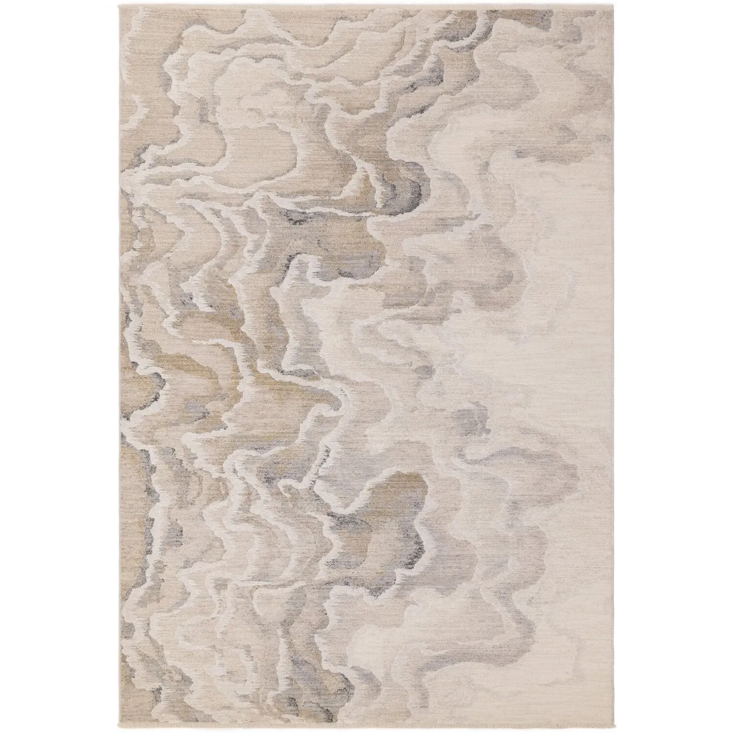 Granada Wave Rug 120cm - Natural