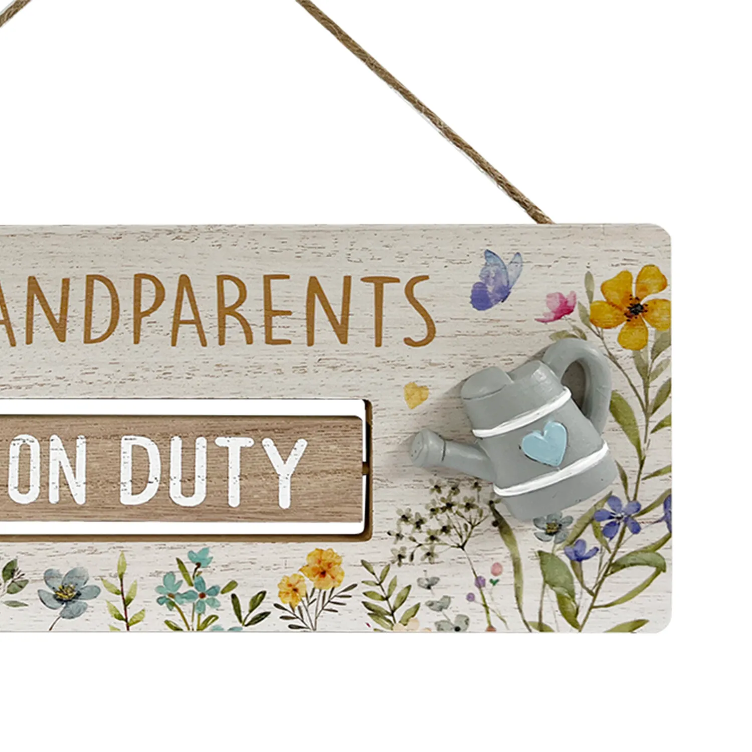 Grandparents Changeable Duty Plaque - Neutral