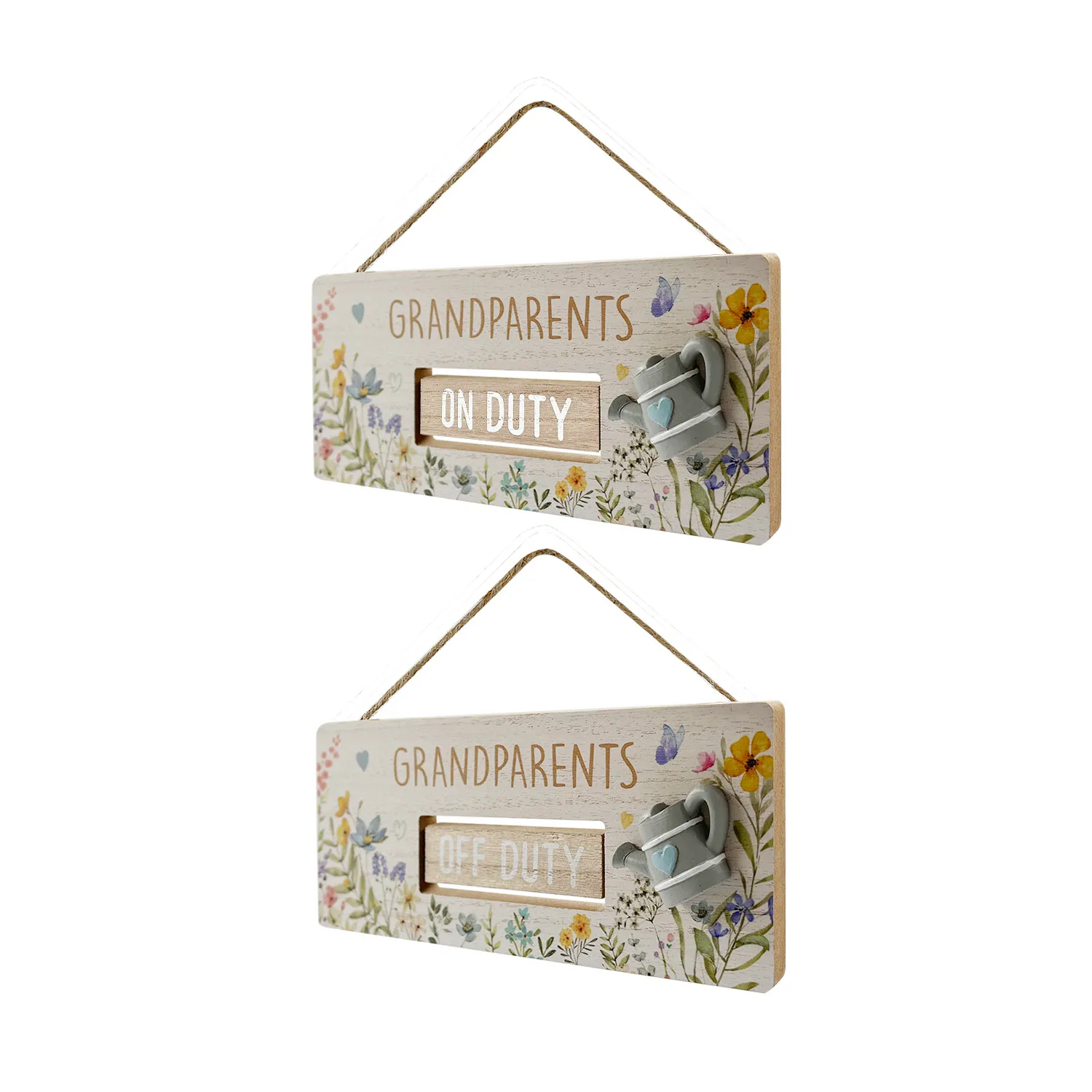 Grandparents Changeable Duty Plaque - Neutral