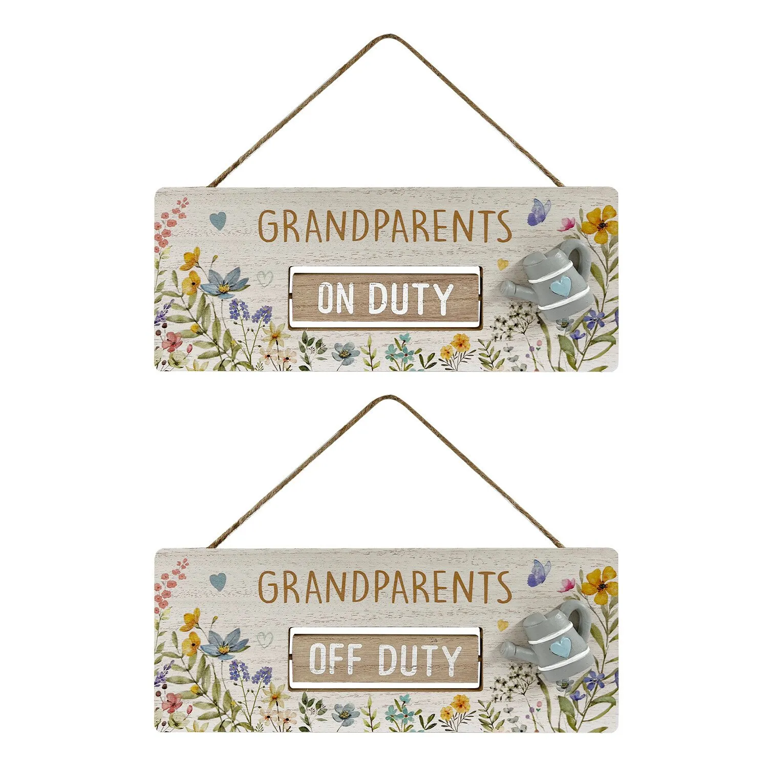 Grandparents Changeable Duty Plaque - Neutral image