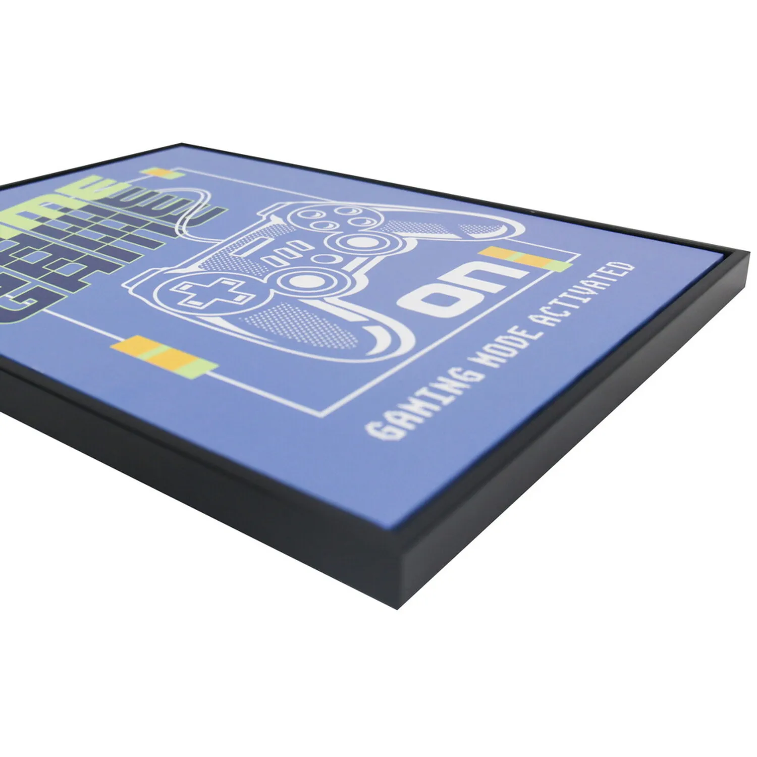 Graphic Gaming Framed Print - Multicolour