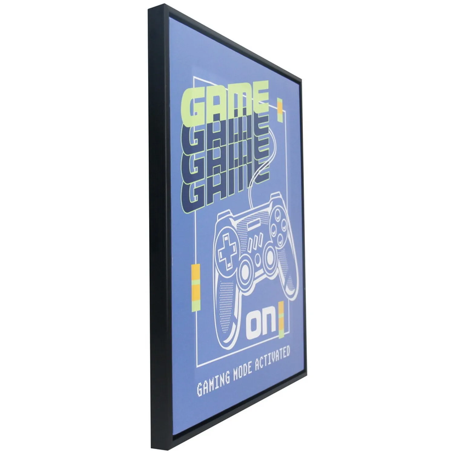 Graphic Gaming Framed Print - Multicolour image