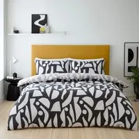 Grayson Geo Double Duvet - Monochrome