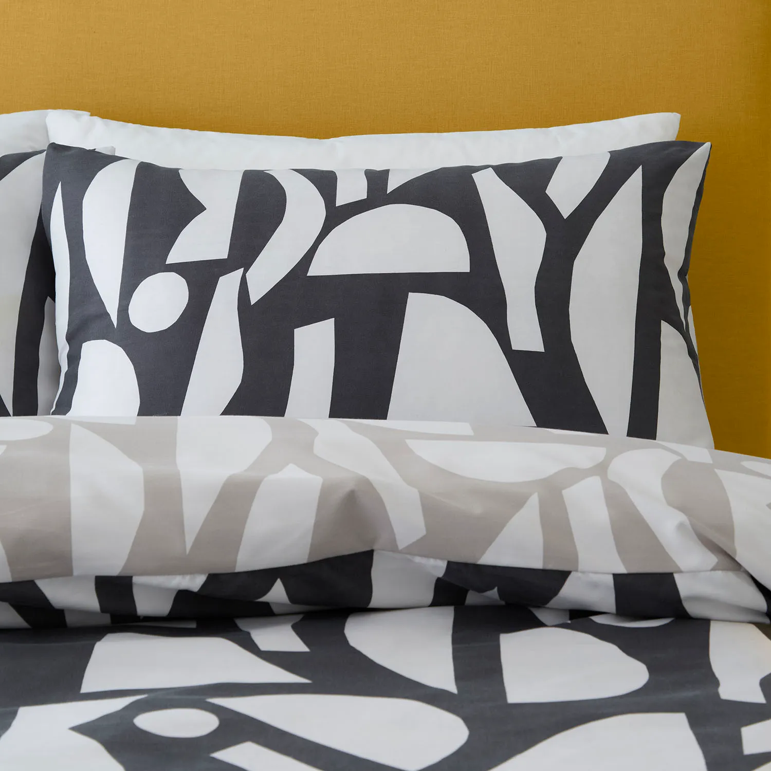Grayson Geo Single Duvet - Monochrome