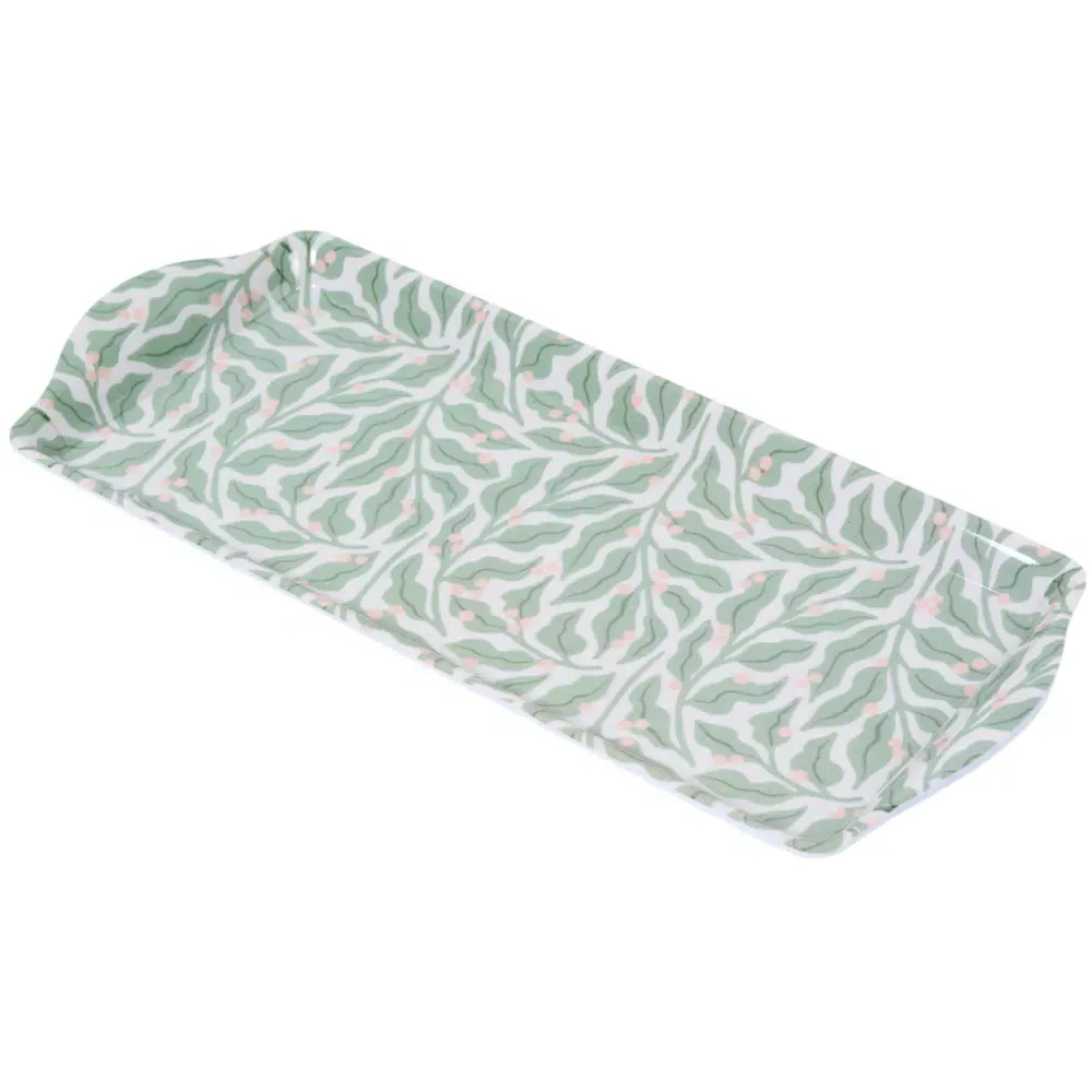 Green Leaves Drinks Tray - Green