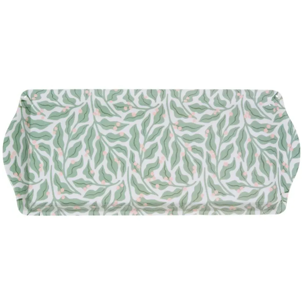 Green Leaves Drinks Tray - Green