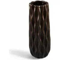 Grooved Vase - Black or White