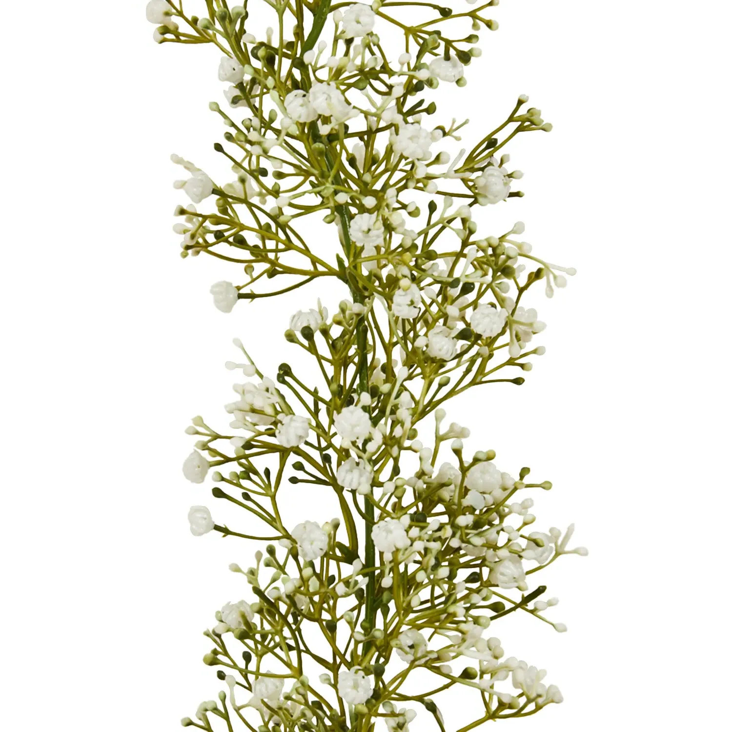 Gypsophila Garland 180cm - Green, White
