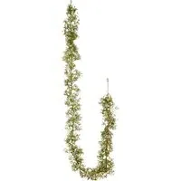 Gypsophila Garland 180cm - Green, White