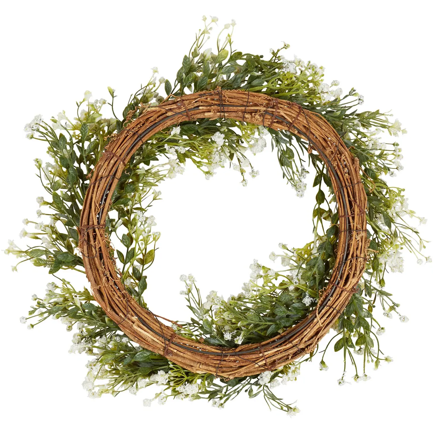 Gypsophila Wreath - Green