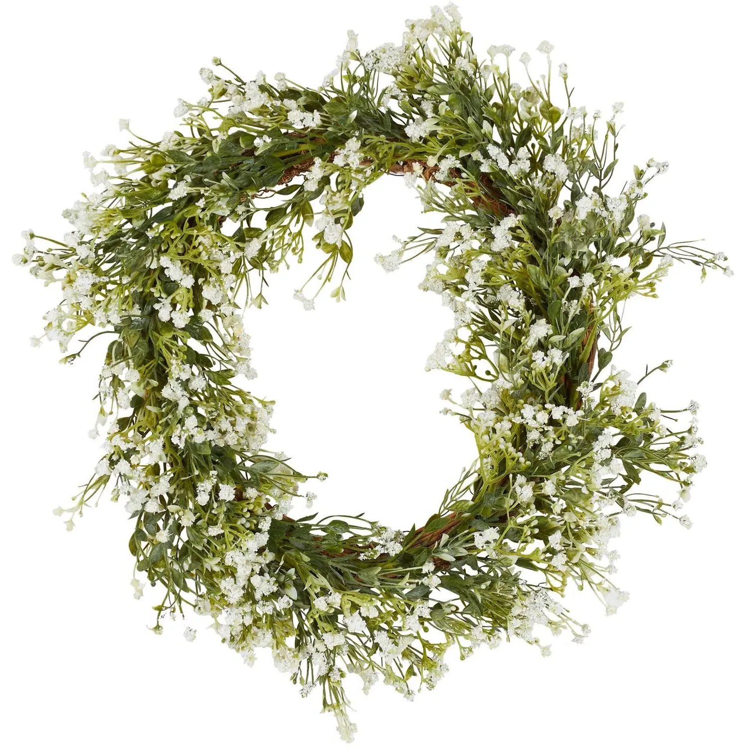 Gypsophila Wreath - Green