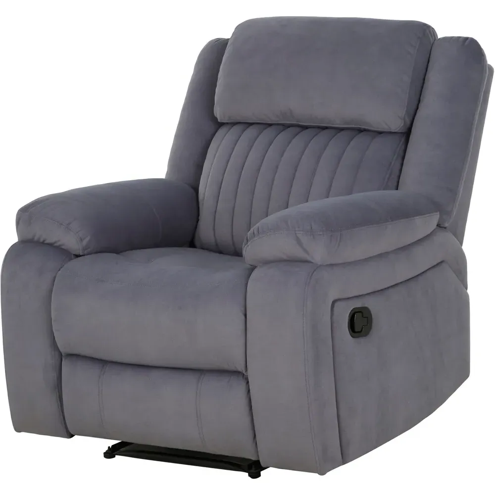 Haddon Reclining Chair - Grey