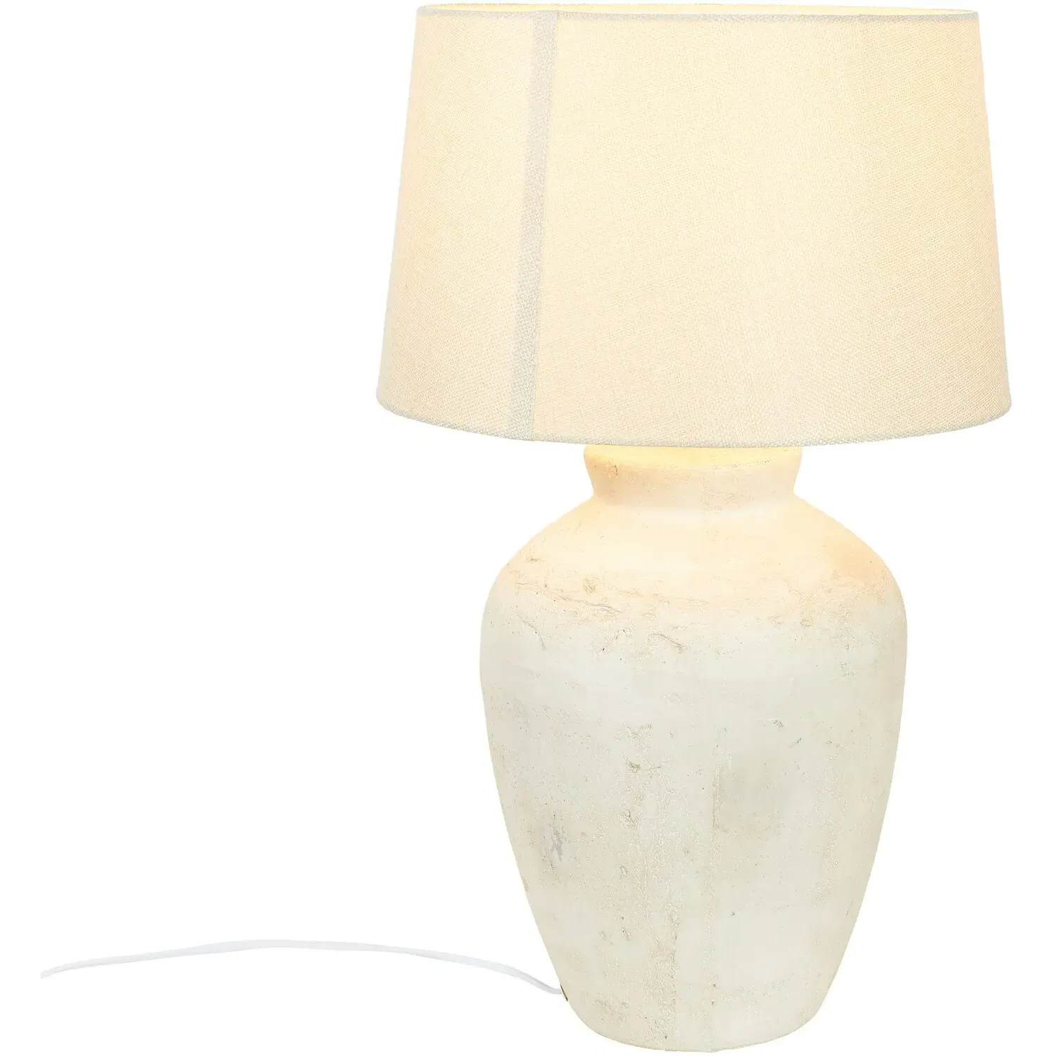 Hadley Table Lamp - Cream, Concrete