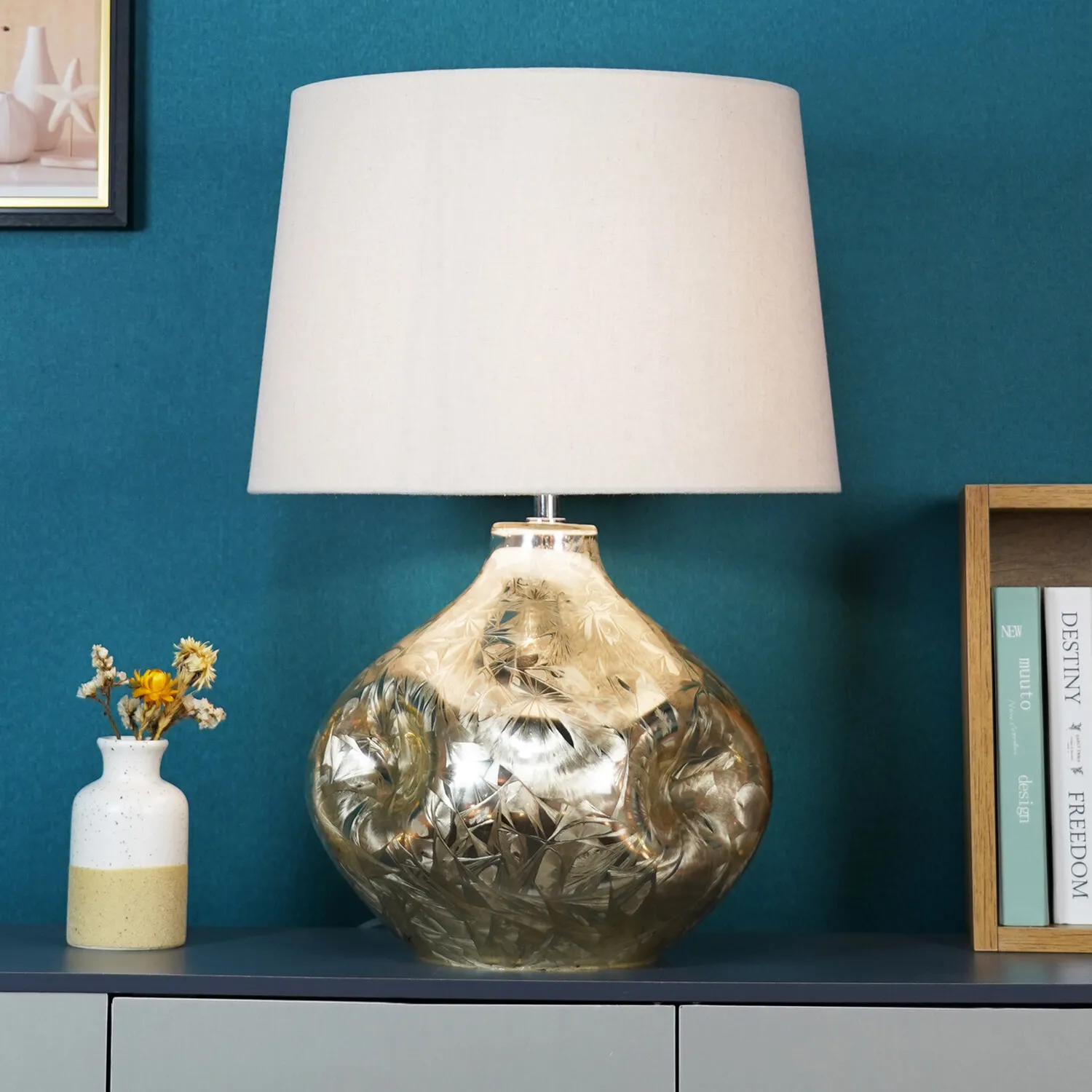 Haisley Table Lamp - Champagne