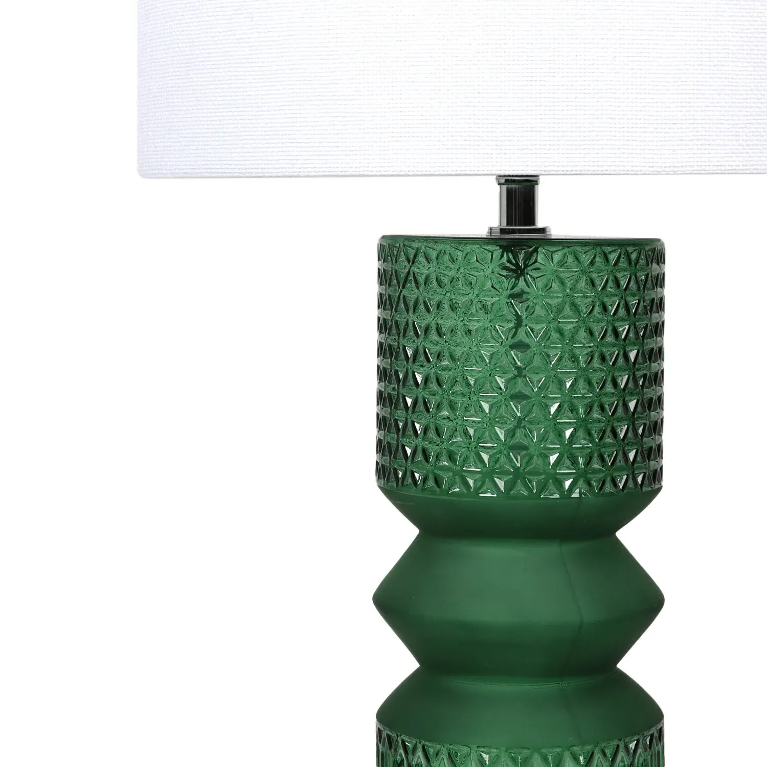 Haldon Table Lamp - Green, Glass