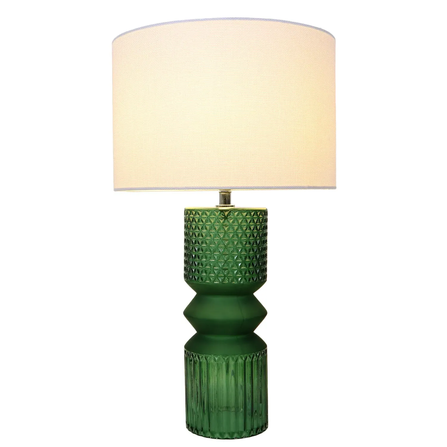 Haldon Table Lamp - Green, Glass