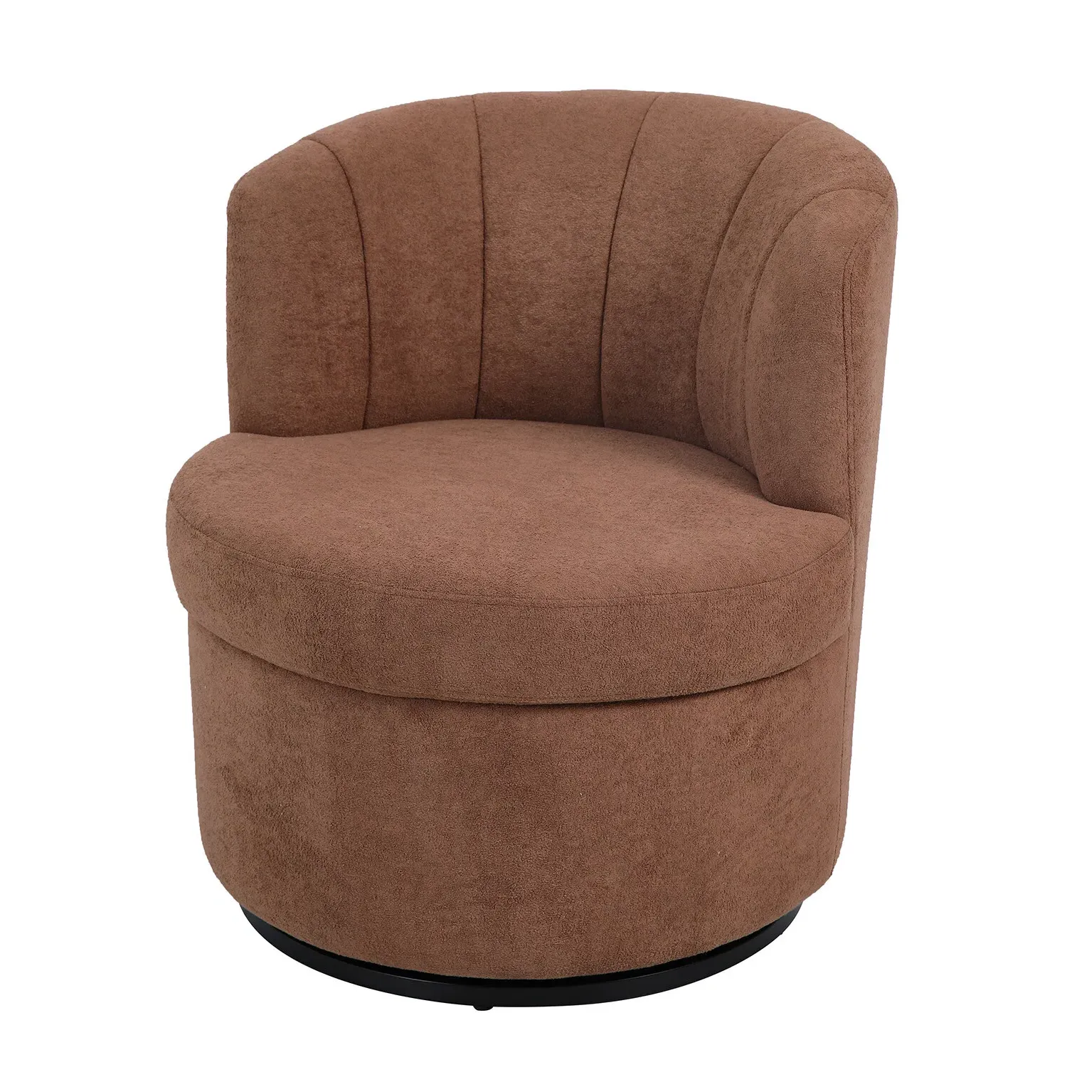 Halle Swivel Accent Chair - Brown