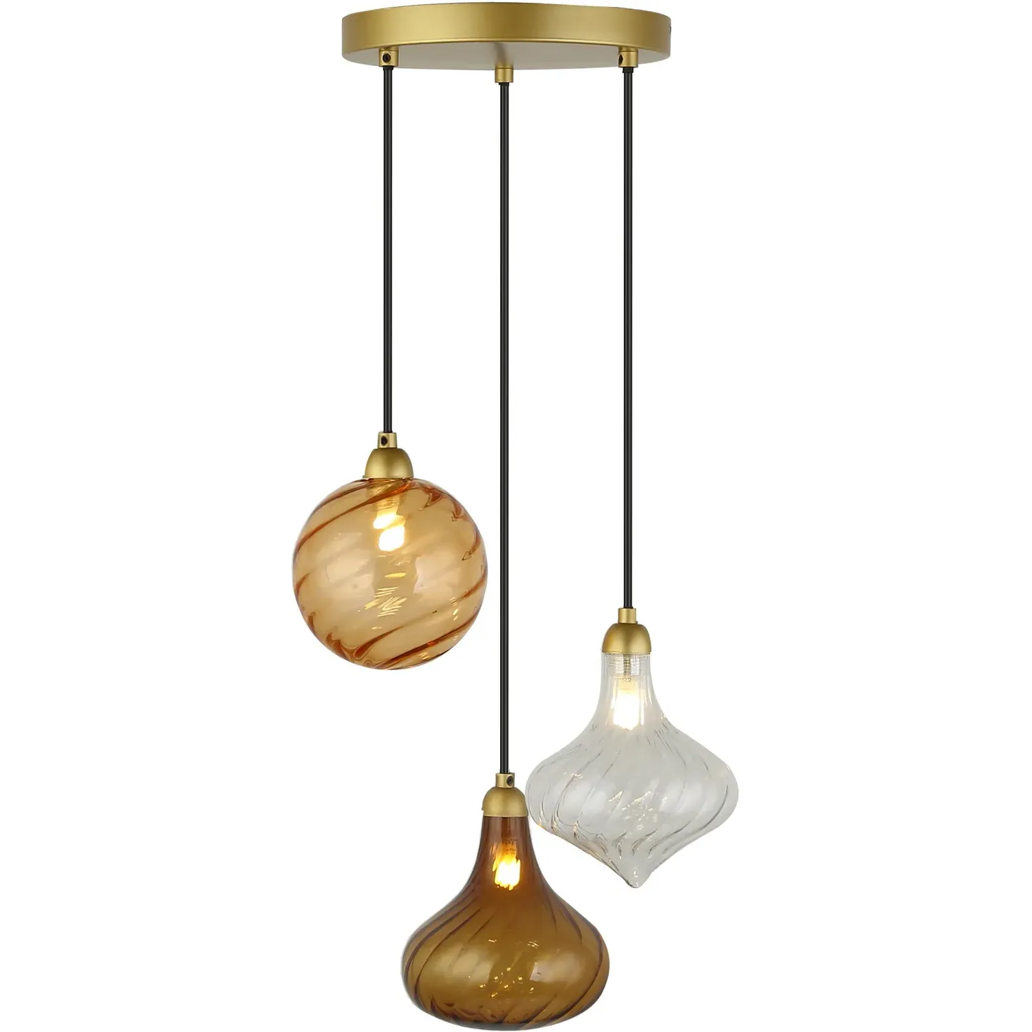 Hallie Ceiling Light Fitting - Gold