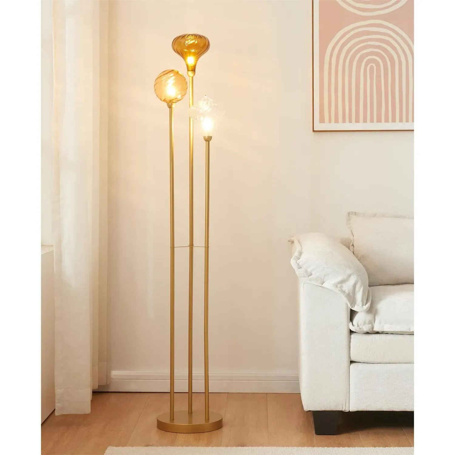 Hallie Floor Lamp - Gold