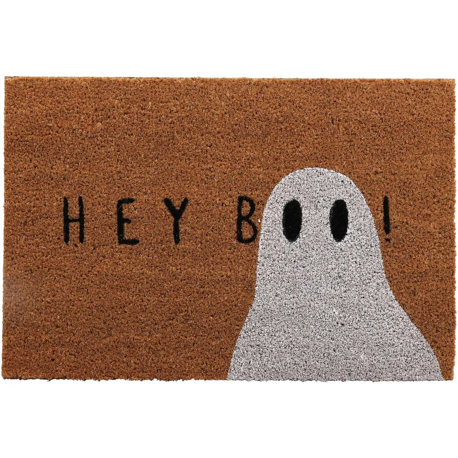 Halloween Printed Coir Door Mat - Brown