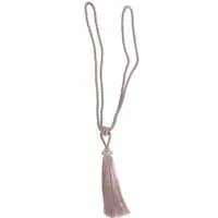 Halo Slimline Tassel Tieback - Blush