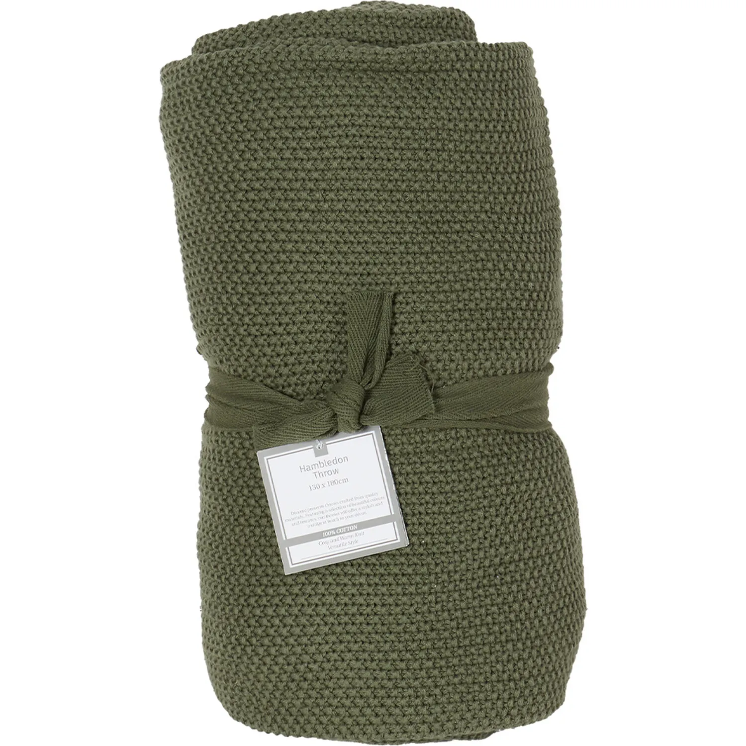 Hambledon Throw - Charcoal