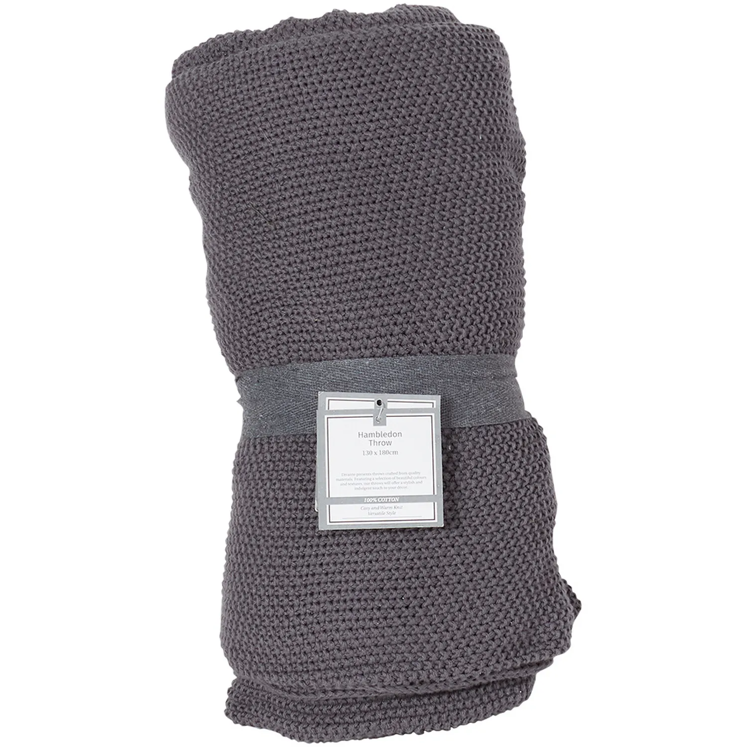 Hambledon Throw - Charcoal image