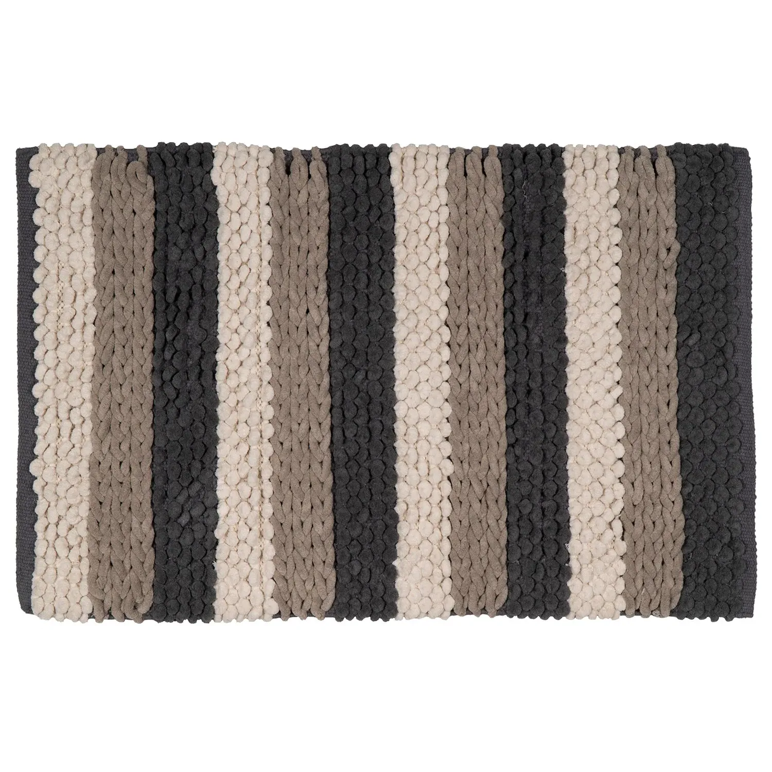 Hamilton Chenille Bath Mat - Grey