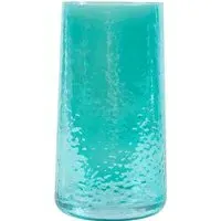 Hammered Lustre Hiball Glass - Teal